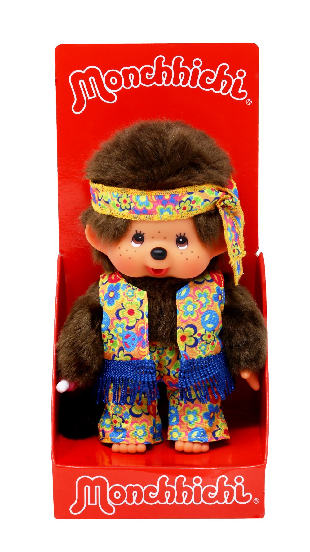 Monchhichi 252886 Plüschfigur Flower Power Junge 20 cm Stoff NEU