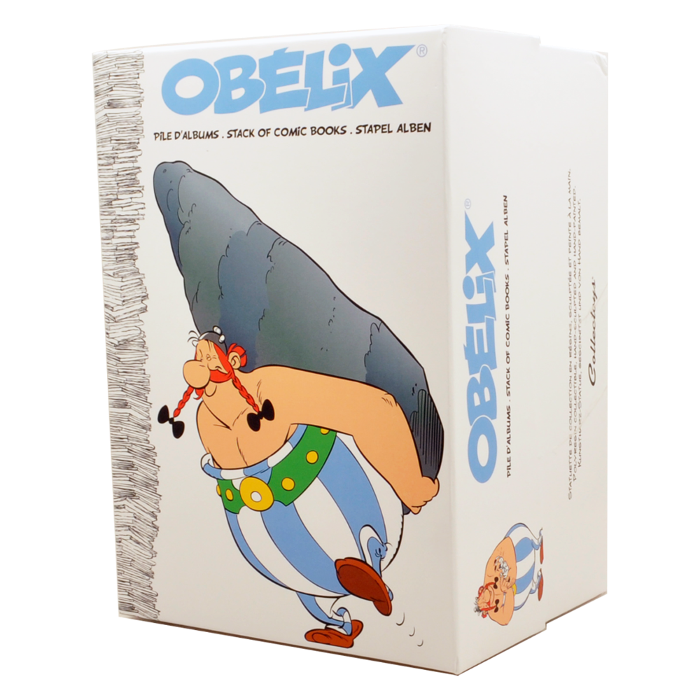 Plastoy 00124 Obelix Stapel Alben 24,6 cm NEU OVP Sammlerfigur