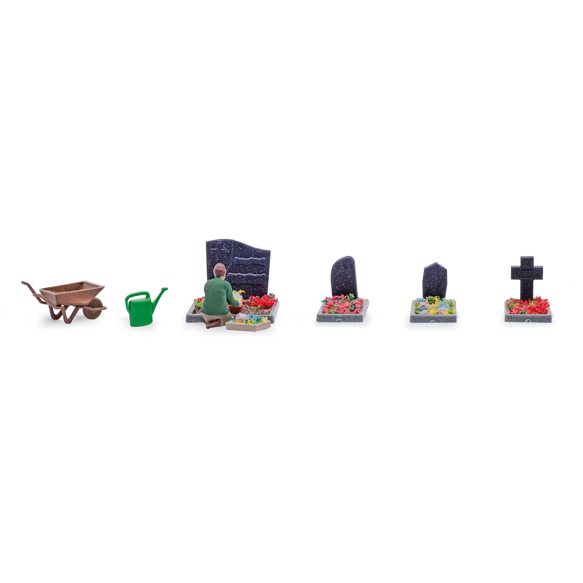 Busch 8881 A-Set: Grabpflege TT