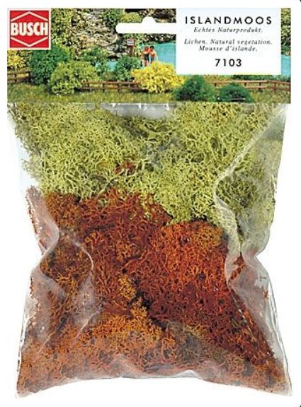 Busch 7103 Islandmoos gelb/braun