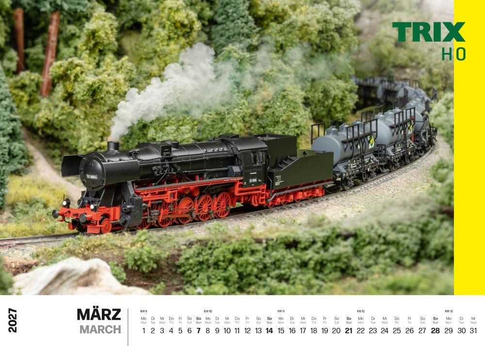 Märklin 19727 Märklin/Trix Wandkalender 2027 NEU