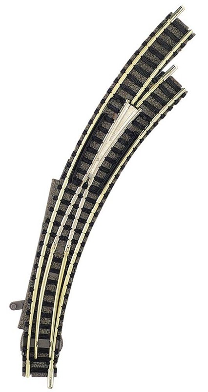 Fleischmann 9169 Bogenweiche 45° rechts für Handbetrieb 1:160 Spur N