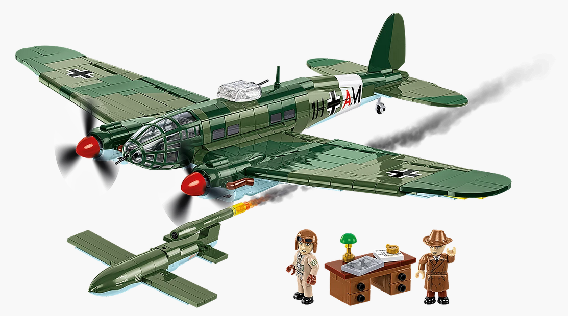 Cobi 5771 Heinkel HE 111 H-22 with V1 Flying Bomb 1:48 Bausatz