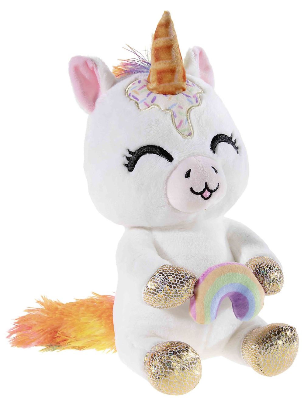 Heunec 324169 Einhorn Ice Baby Rainbow Chaser 25 cm Stoff/Plüsch