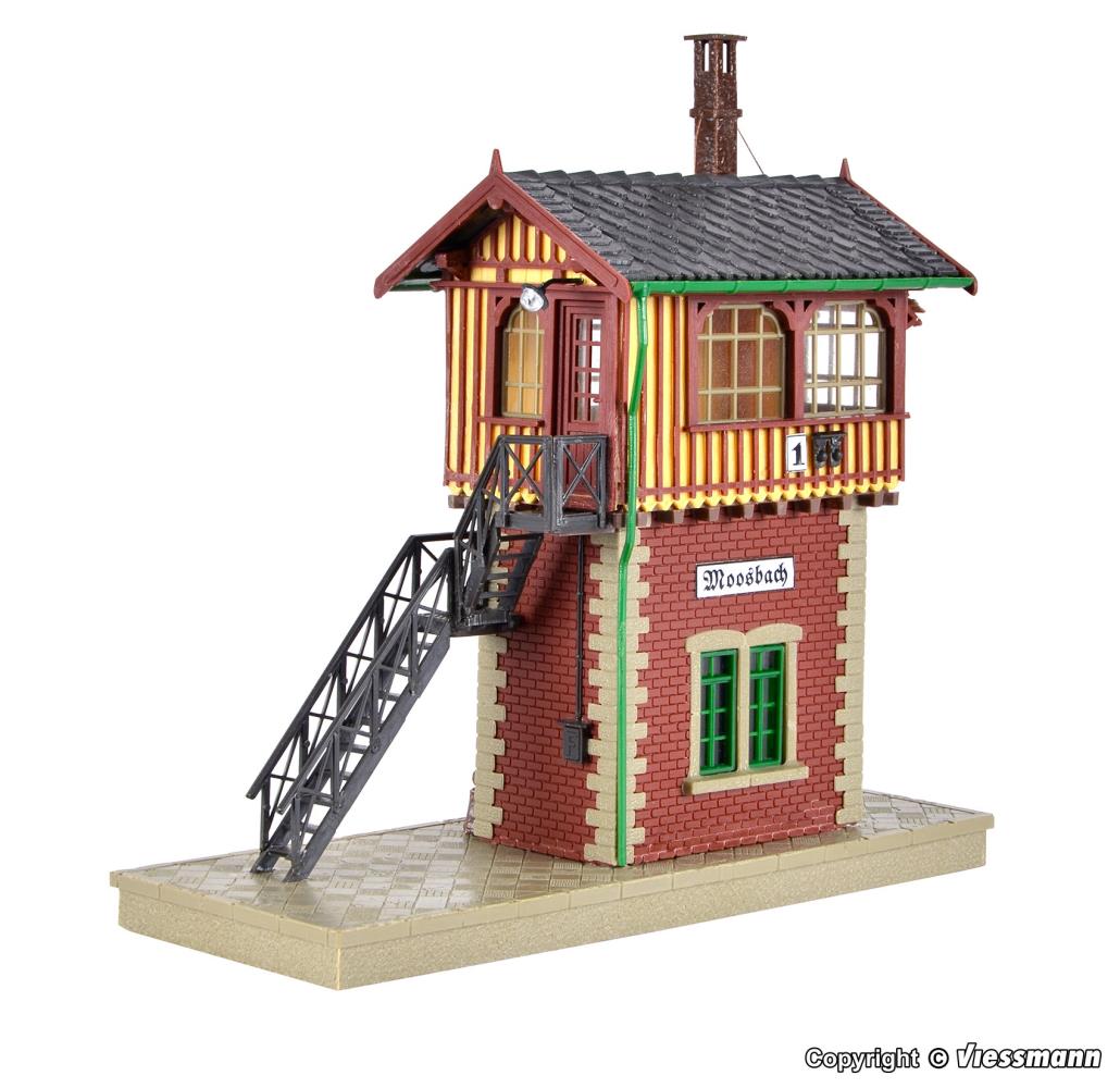 Vollmer 45731 Stellwerk Moosbach 1:87 Spur H0 Bausatz Neu OVP