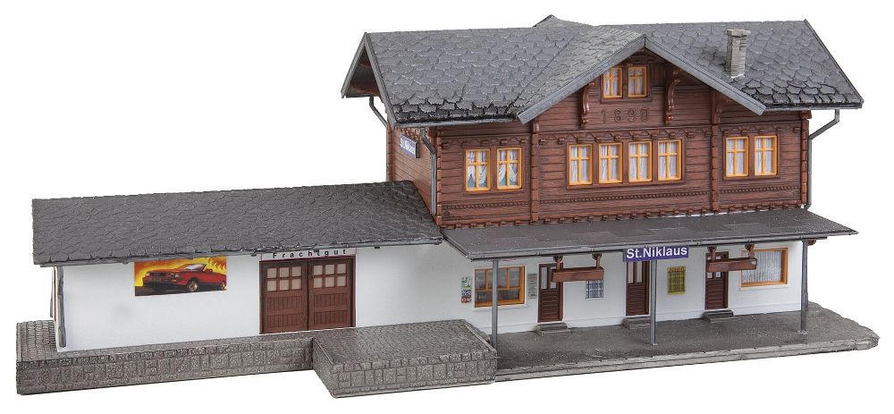 Faller 191730 Bahnhof St. Niklaus 1:87 Spur H0 Bausatz NEU OVP