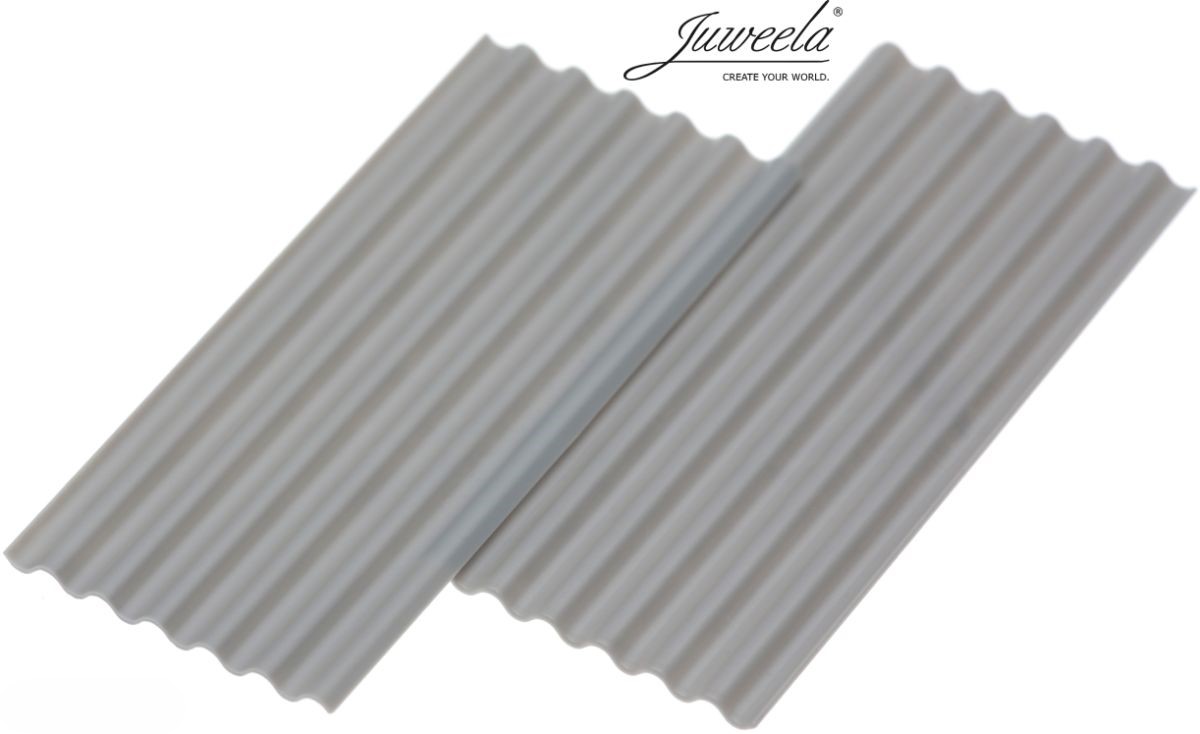 Juweela 23290 Wellplatte "Faserzement" grau, 50x (Miniatur)