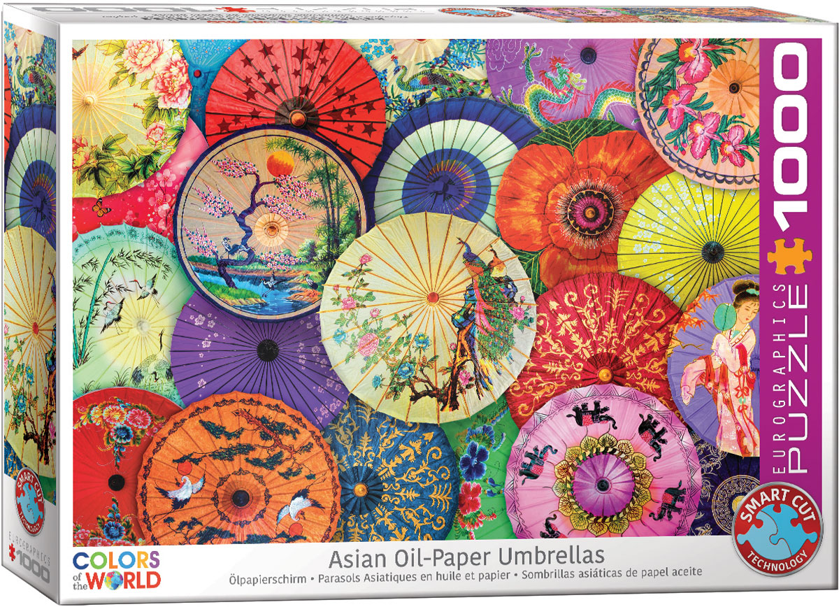 EUROGRAPHICS 6000-5317 Asiatische Ölpapierschirme 1000 Teile Puzzle