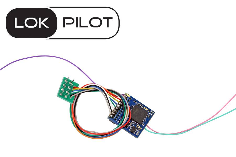 ESU 59210 LokPilot 5 Fx DCC/MM/SX 8-pin NEM652 Spur H0/0 Neu