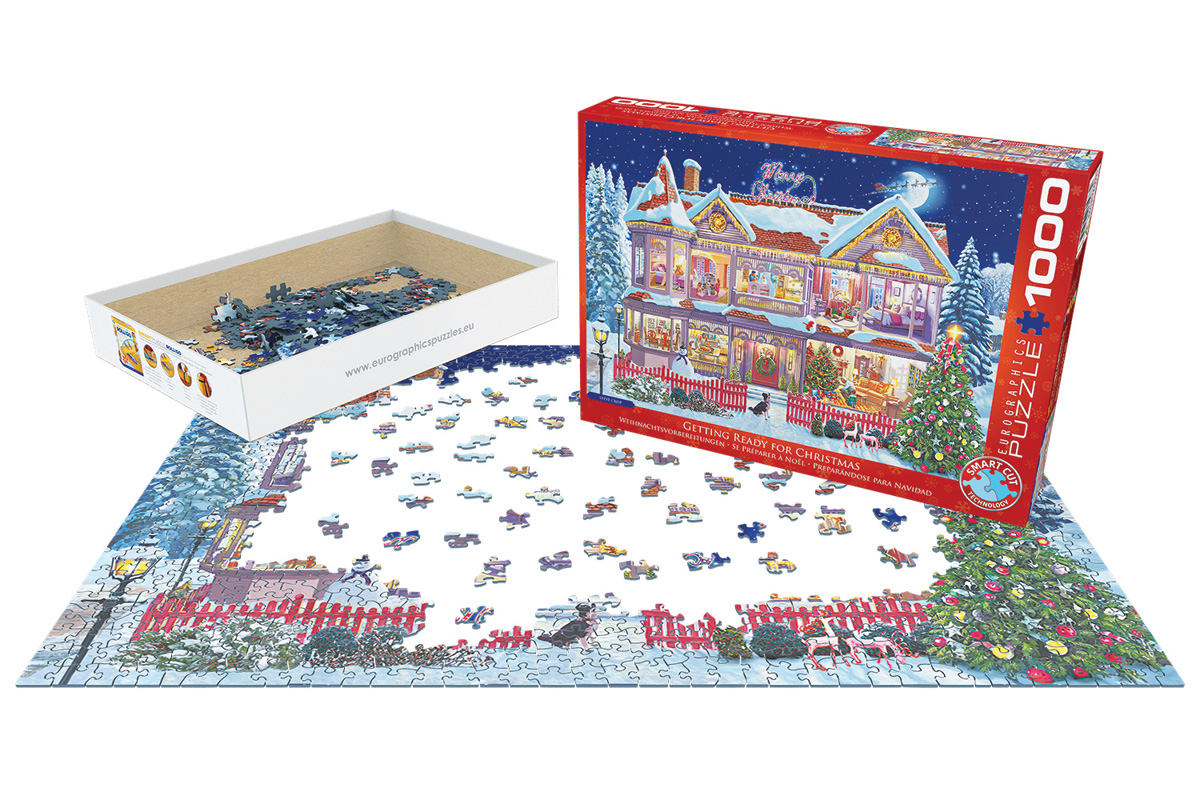 EUROGRAPHICS 6000-0973 Weihnachtsvorbereitungen 1000 Teile Puzzle NEU OVP
