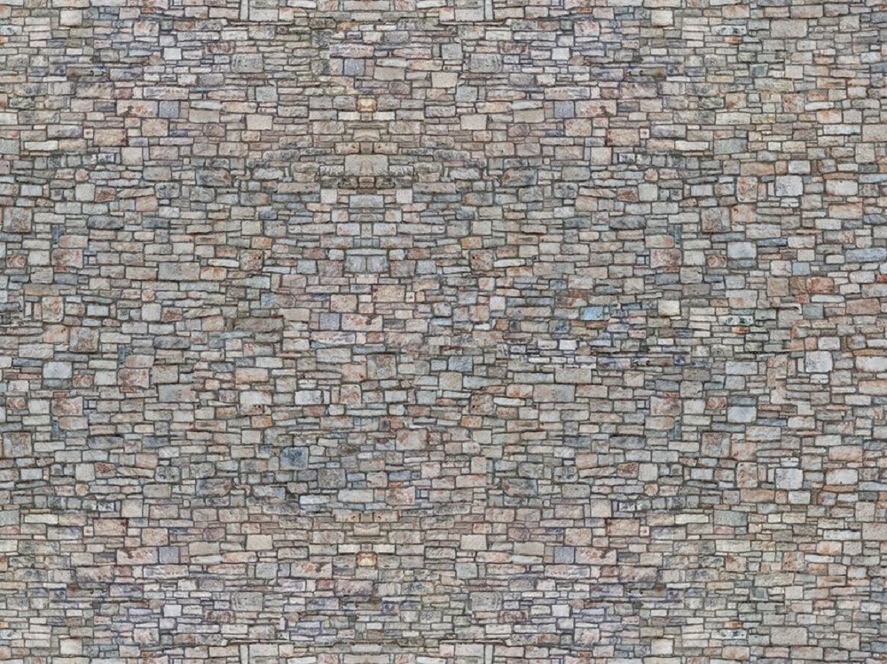 Noch 56940 3D-Kartonplatte Bruchsteinmauer
