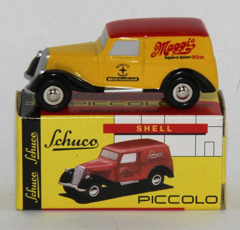 Schuco Piccolo Lieferwagen Mercedes 170V Maggi-Gesellschaft - 1:90