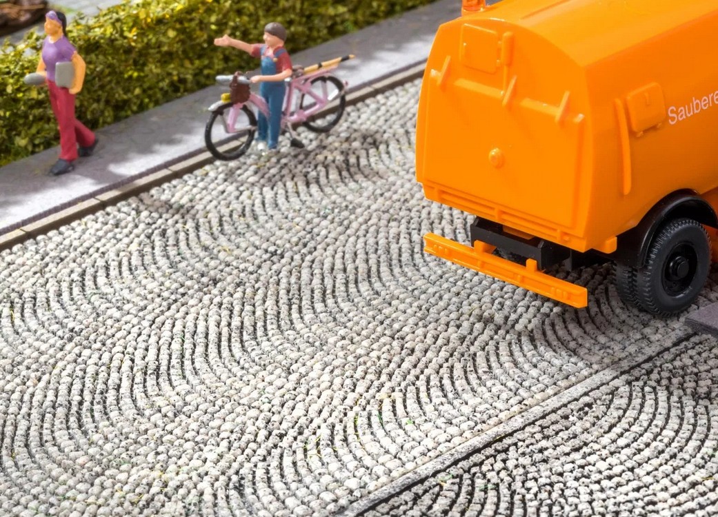 Noch 60316 Struktur-Kurve “Kopfsteinpflaster” 1:87 Spur H0 NEU