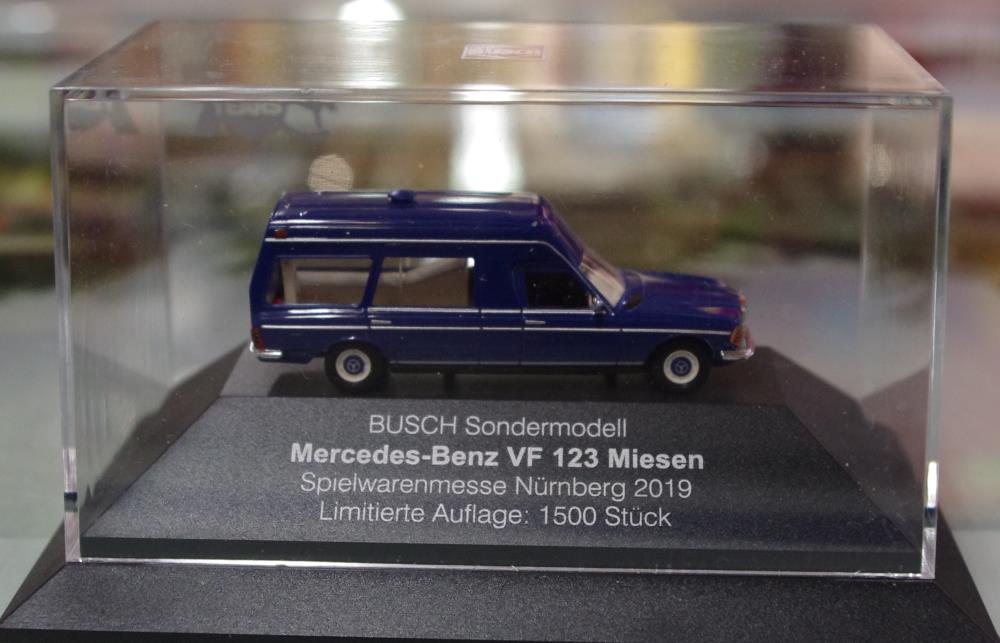 Busch Messe 2019 Mercedes VF 123 Miesen Messemodel 2019 1:87