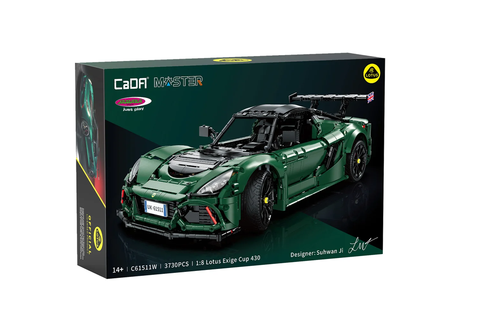 CaDA C61511W Lotus Exige Cup 430 1:8 grün Bricks