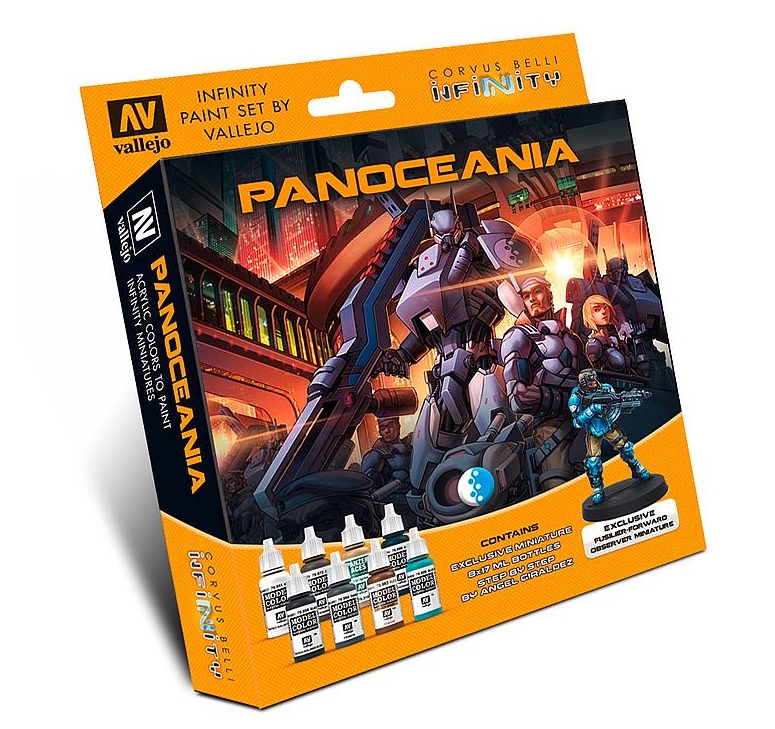 Vallejo 70231 Infinity Panocenia, Farbset mit Figur
