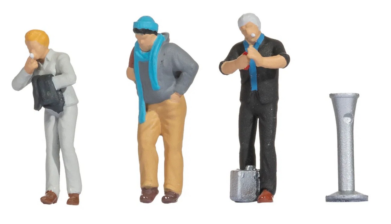 Noch 16604 Funny-Scenes „Raucherpause" 1:87 Spur H0 Neu OVP