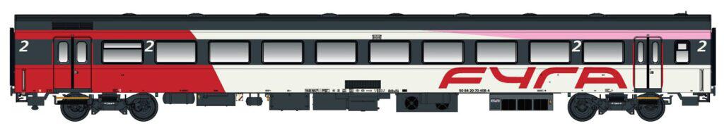 LS Models 44057-1 Personenwagen ICRm 2.Kl. B NS/FYRA Ep.VI Spur H0