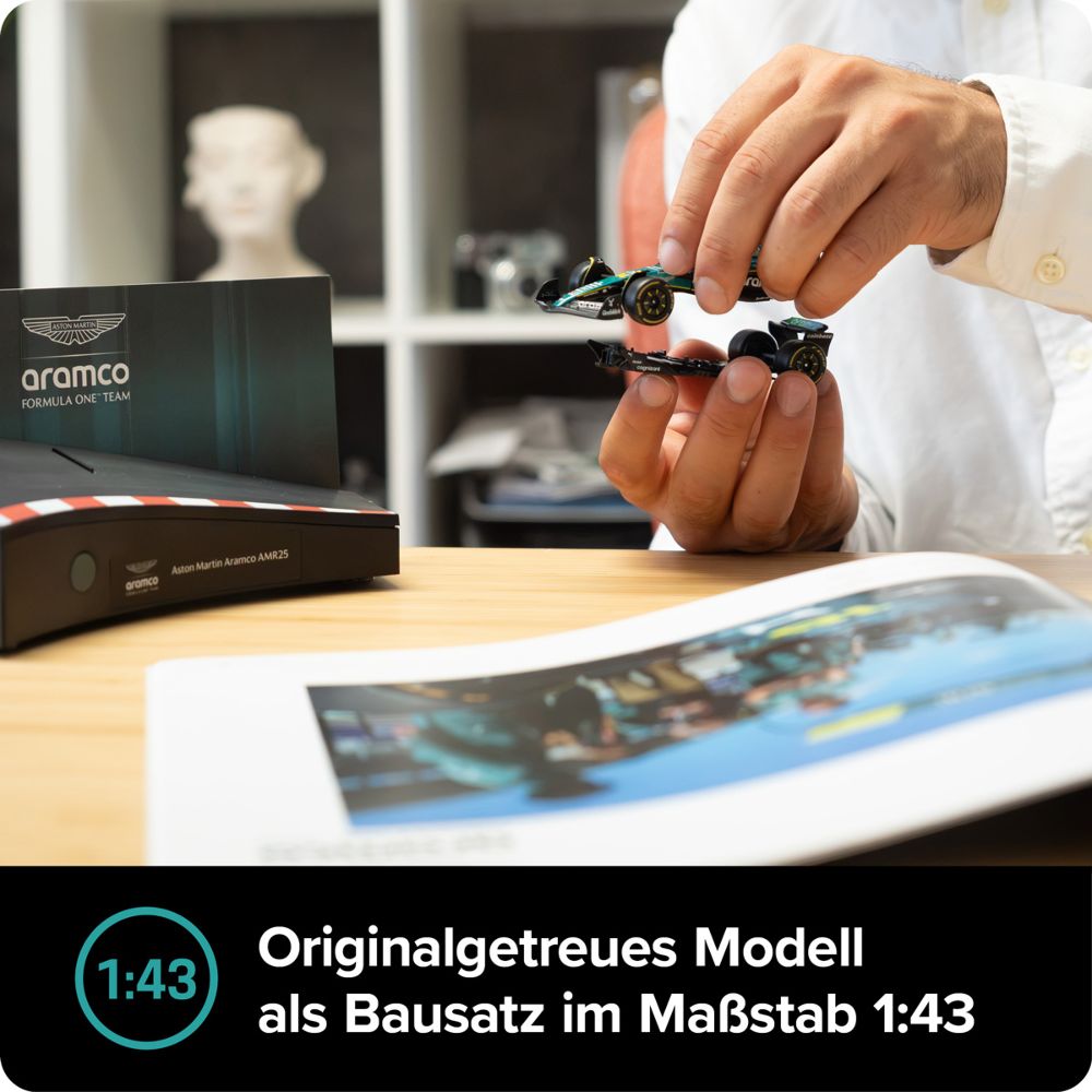 Franzis 67325 Aston Martin Aramco Formula 1 Adventskalender 1:43