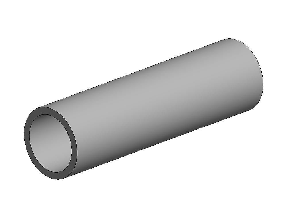 K&S-Metall 3924 Messingrohr, 100 cm lang, Wand0,45mm, 6mm Durchm. 1 Stück