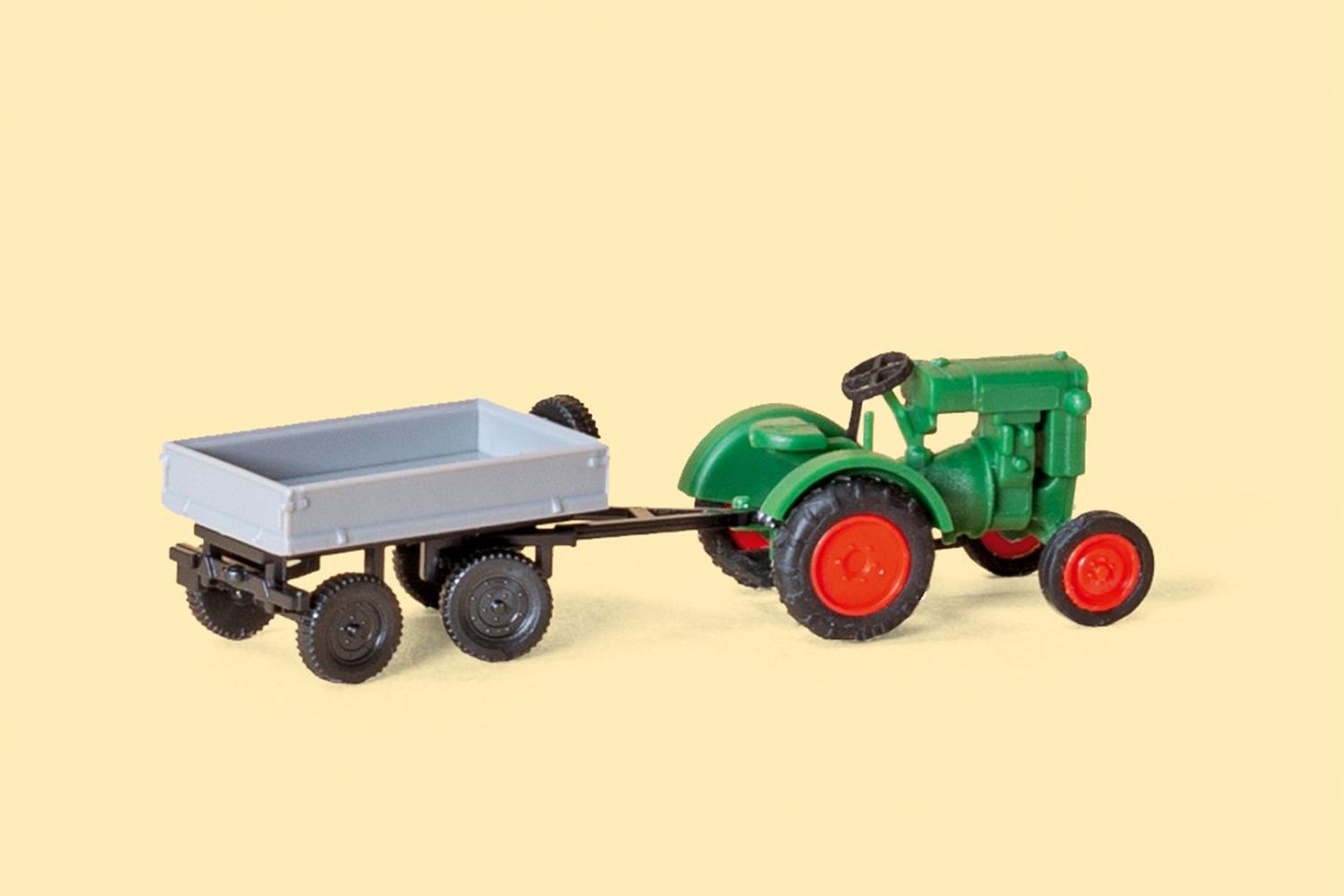 Auhagen 44659 Deutz-Schlepper F1M414 mit Anhänger 1:160 Spur N