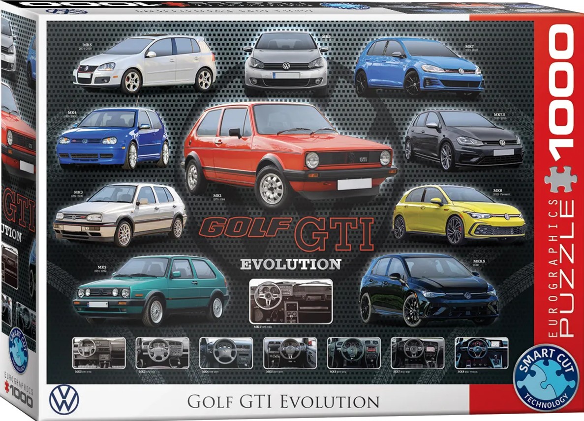 EUROGRAPHICS 6000-6115 VW Golf GTI Evolution 1000 Teile Puzzle NEU OVP