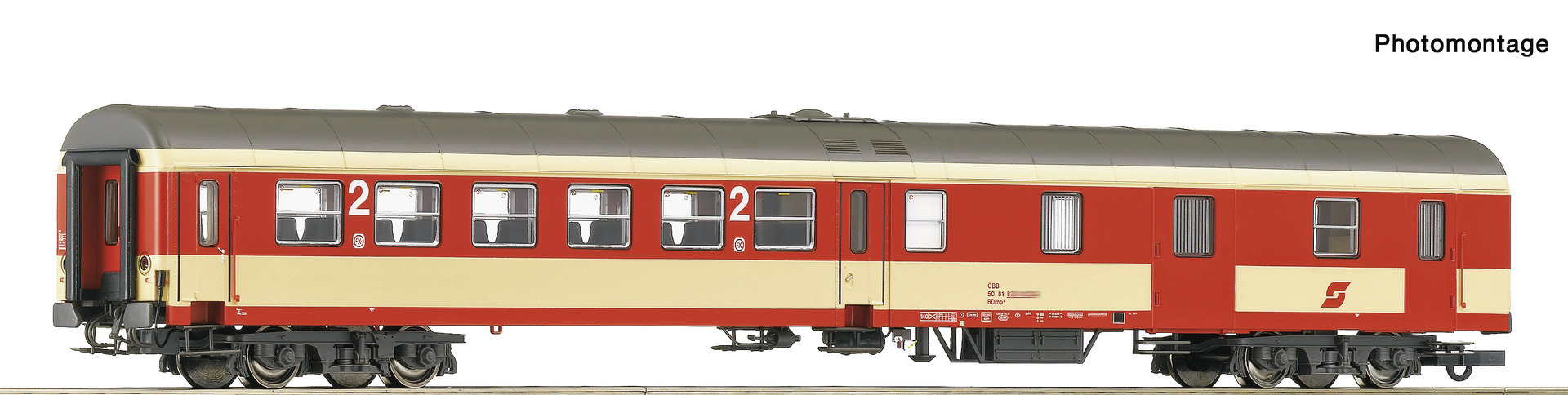 Roco 6200111 Mitteleinstiegswagen 2. Klasse/Gepäck