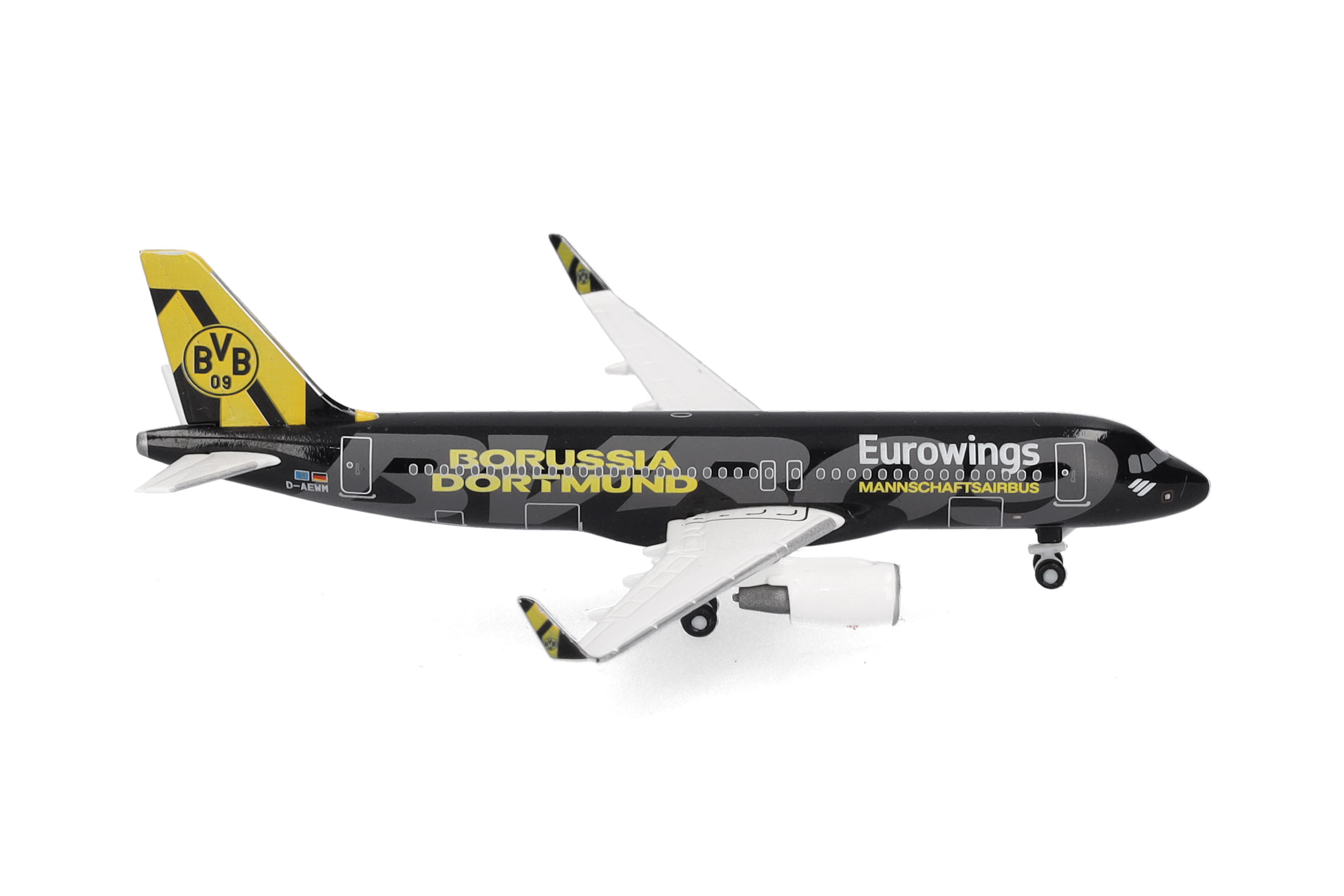 Herpa 538657 Eurowings Airbus A320 BVB (2025) 1:500 Standmodell