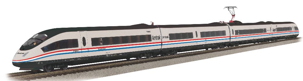 Piko 57198 Start-Set mit Bettung ICE 3 Amtrak 1:87 Spur H0 DC