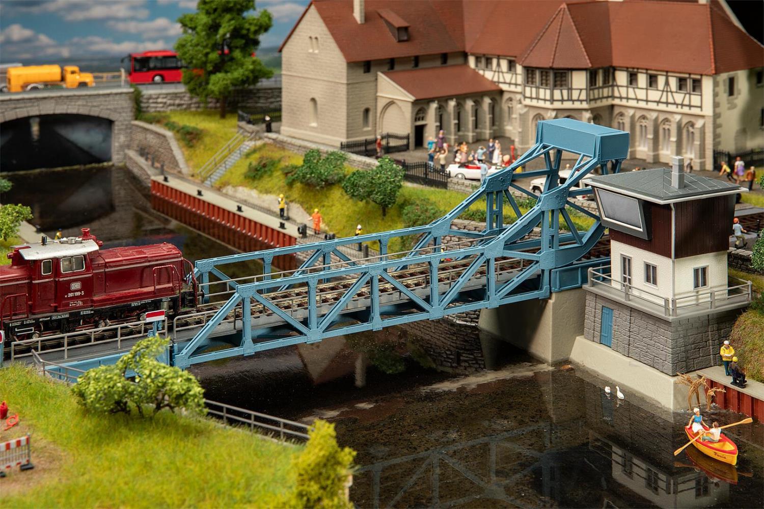 Faller 120506 Klappbrücke mit Antrieb 1:87 Spur H0 Bausatz Neu OVP
