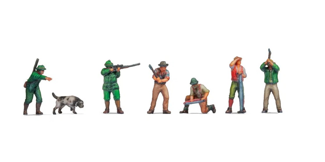 Noch 44503 Jäger und Holzfäller 1:220 Spur Z NEU OVP Figuren