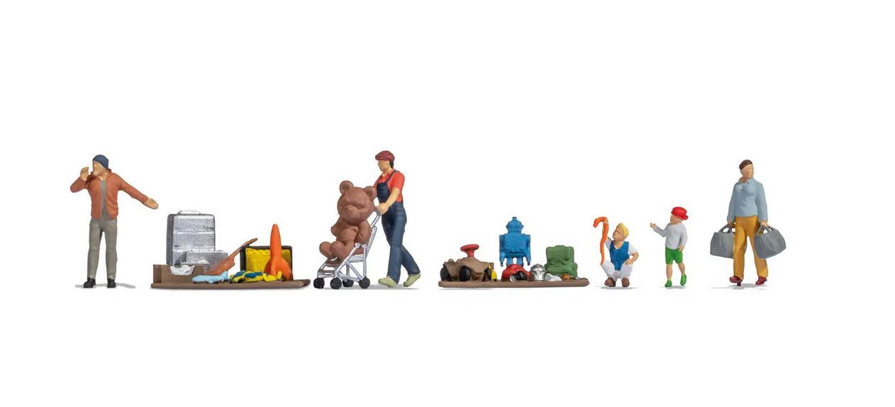 Noch 16282 Figuren-Themenwelt Flohmarkt 1:87 Spur H0 Neu OVP