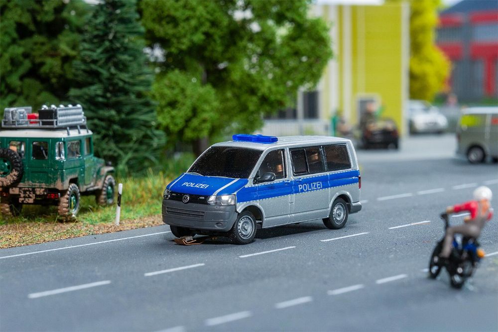 Faller 161429 VW T5 Polizei (WIKING) Car System 1:87 Spur H0 Neu