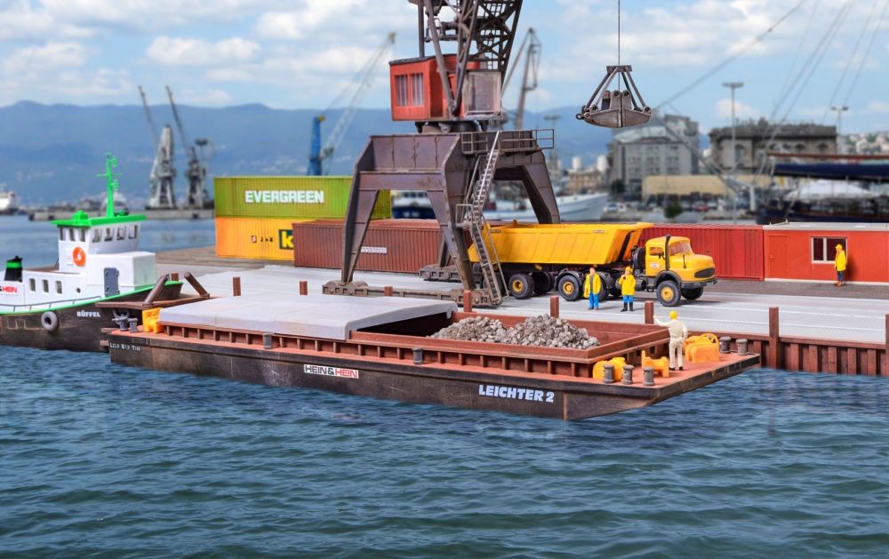 Kibri 38522 H0 Leichter für Schüttgüter oder Container