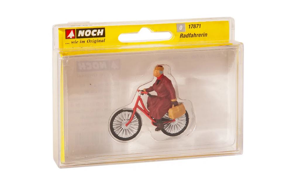 Noch 17871 Radfahrerin 1:45 Spur 0 Neu OVP Figur