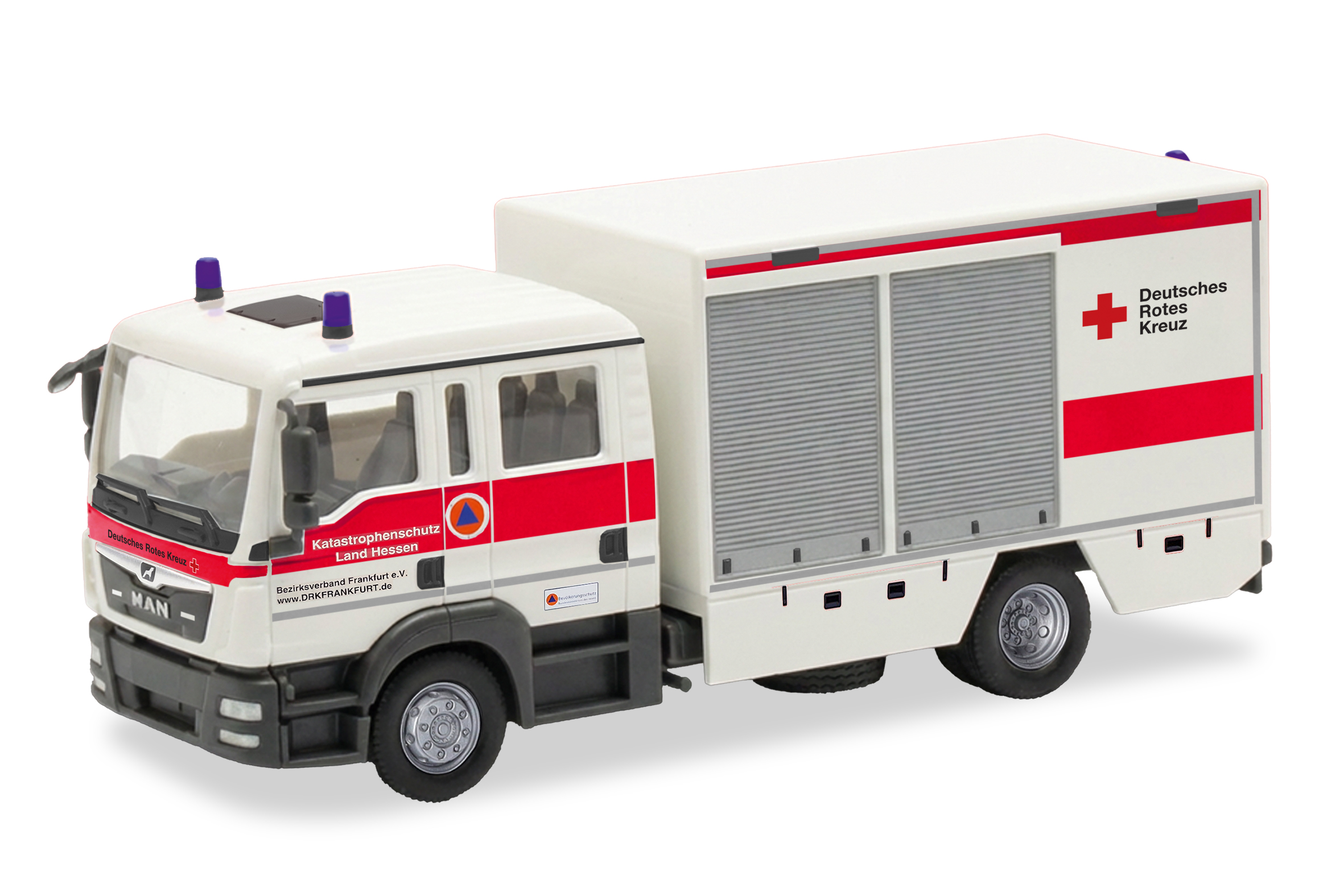 Herpa 099813 MAN TGL Euro 6c GW-San DRK