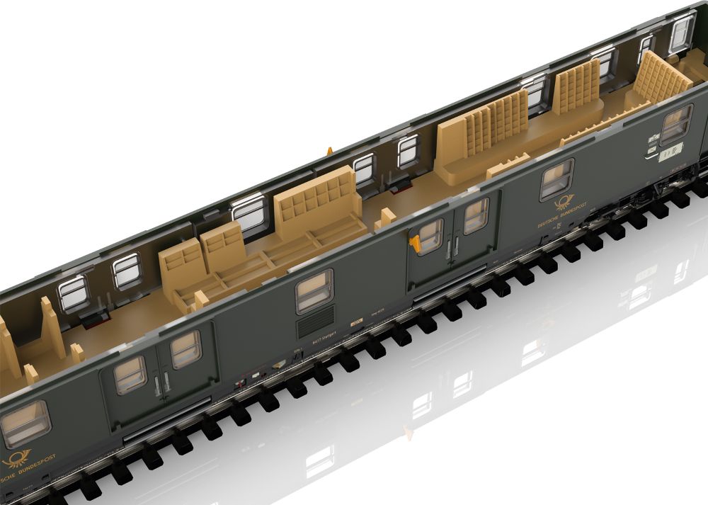 Trix 18660 Postwagen "Deutsche Bundespost" (DBP) 1:160 Spur N
