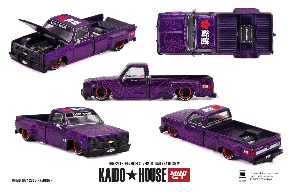 Kaido House 291 1:64 CHEVROLET SILVERADO DUALLY KAIDO KOI V1 1980