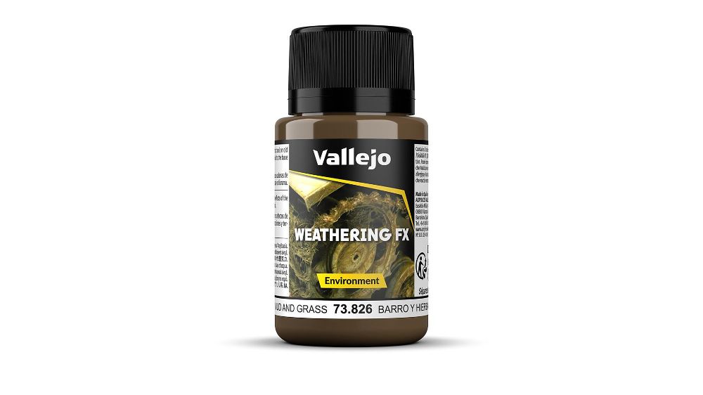 Vallejo 73826 Schlamm und Gras, 40 ml Weathering NEU