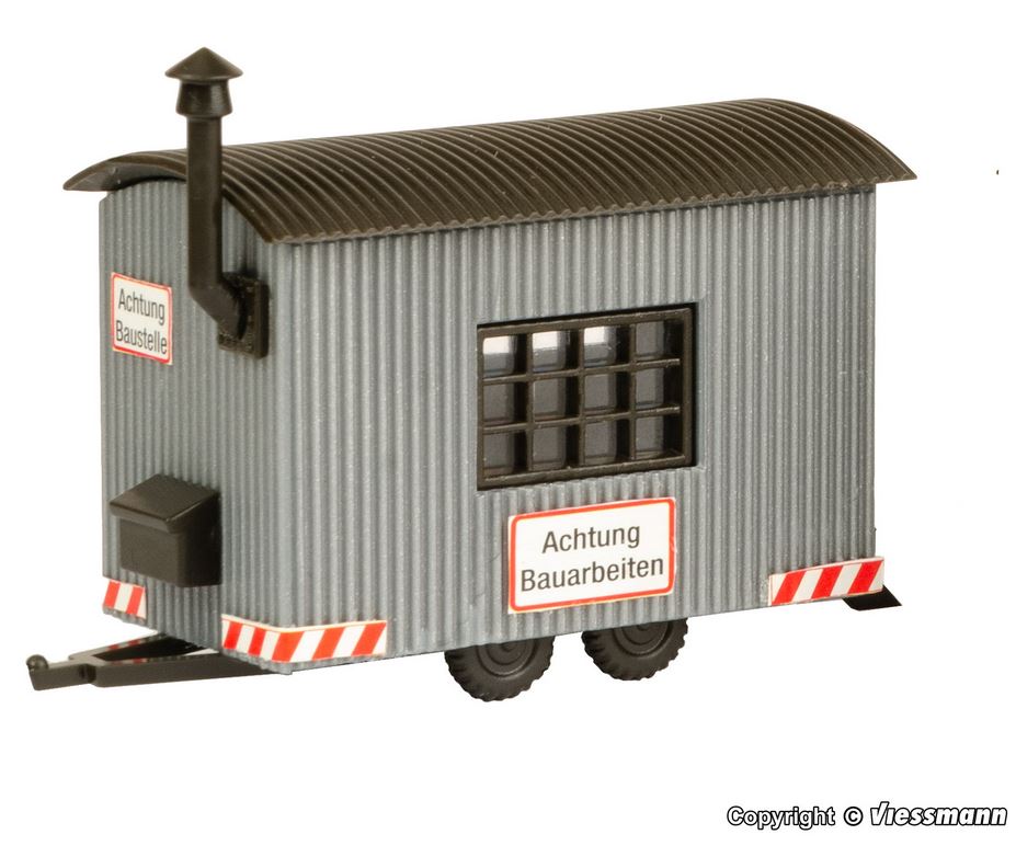 Vollmer 45722 Bauwagen, 2 Stück - Spur H0 - Bausatz - Neu - OVP