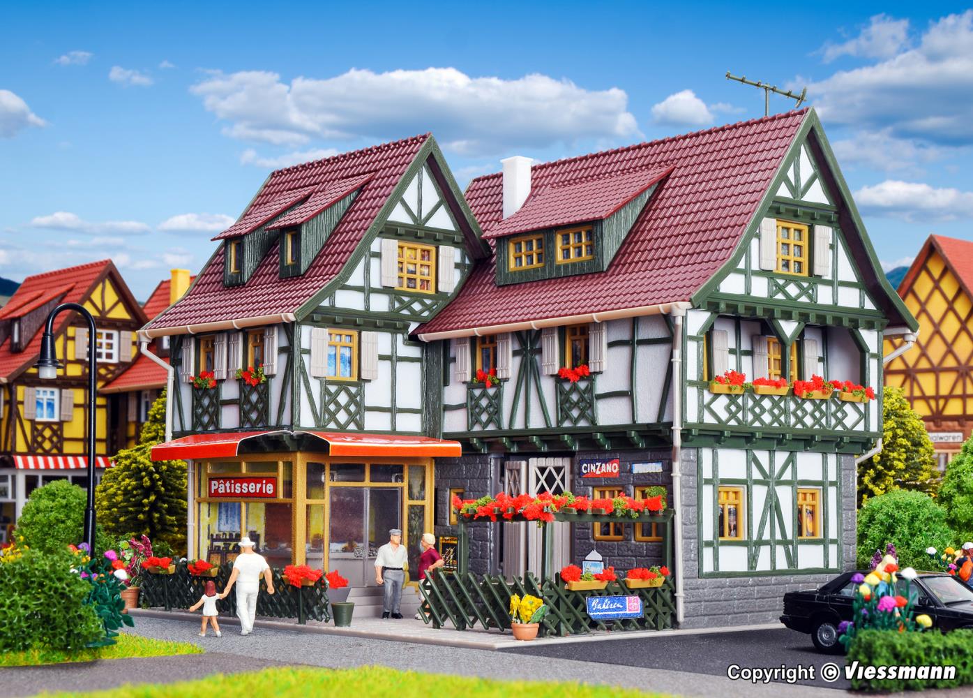 Vollmer 43683 Konditorei mit Eissalon 1:87 Spur H0 Bausatz Neu OVP