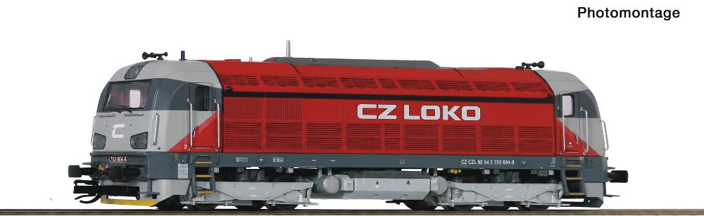 Roco 7380038 Diesellok Rh 753.6 CZ Loko DC Spur TT