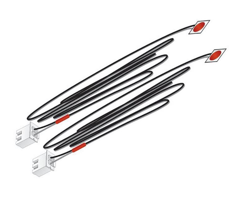 Woodland Scenics JP5739 Red Stick-on LED Lights - Neu - OVP