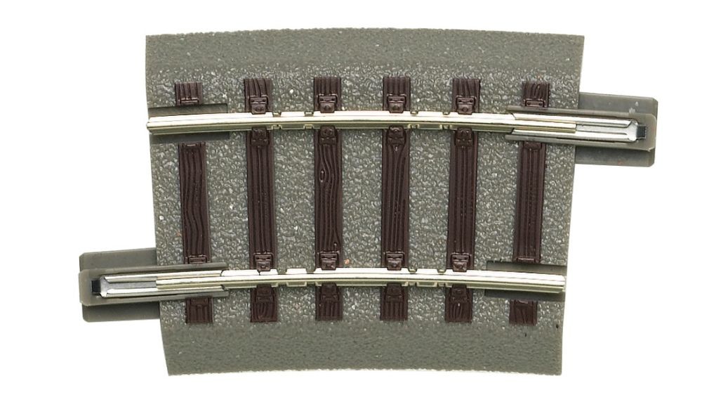 Roco 61129 Gebogenes Gleis R2 7,5° Radius 358 mm 1:87 Spur H0