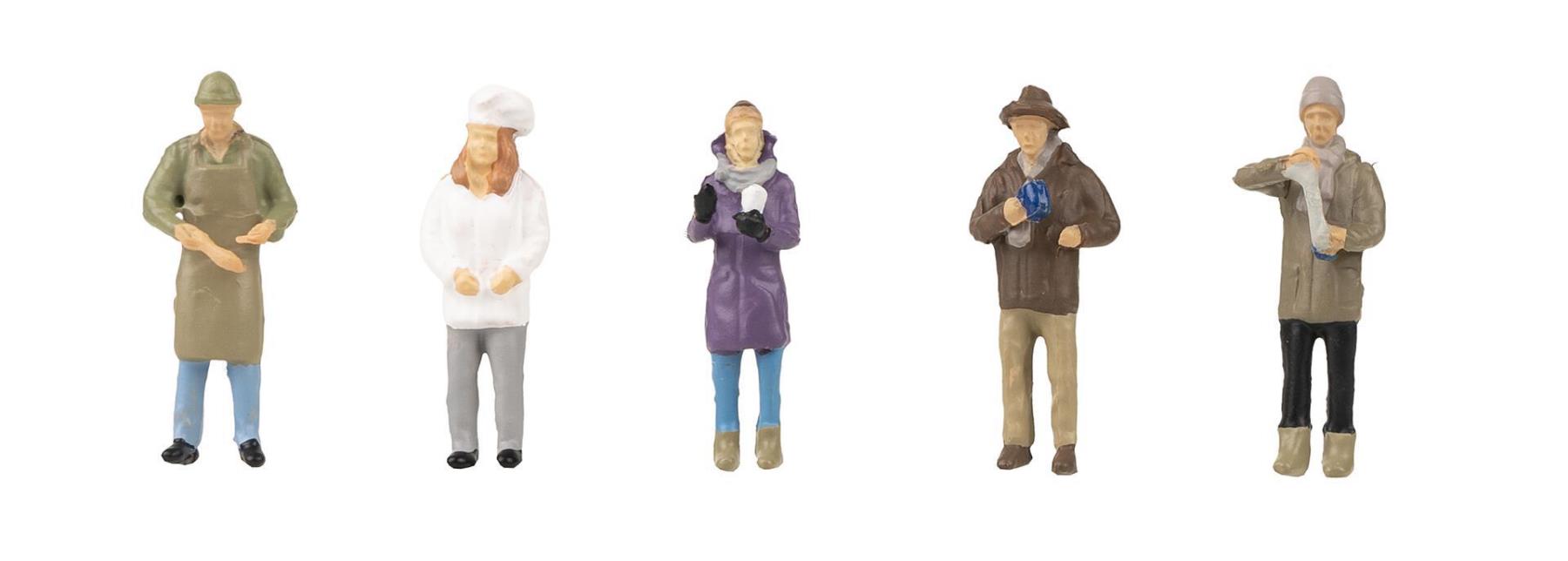 Faller 151649 Weihnachtsmarktverkäufer 1:87 Spur H0 Neu OVP