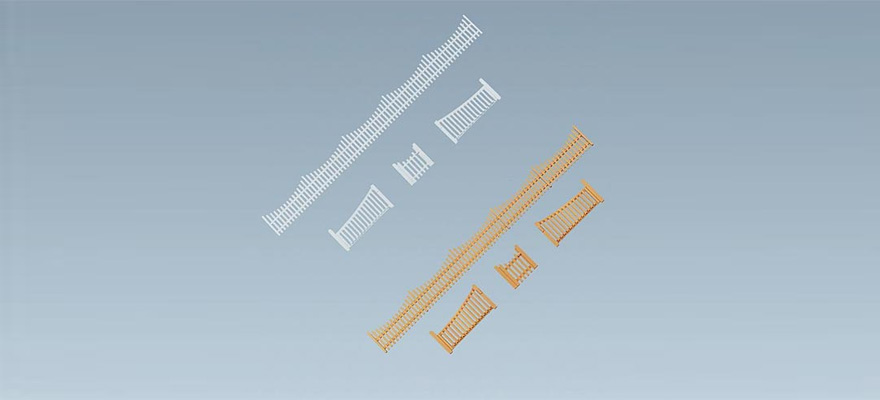 Faller 282840 Gartenzaun, 434 mm 1:220 Spur Z Neu OVP