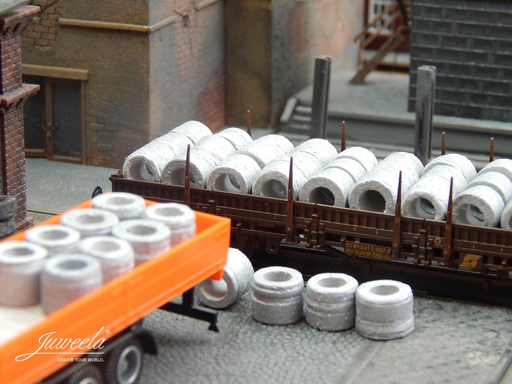 Juweela 28166 Draht-Coils Alu, 30x (Miniatur)