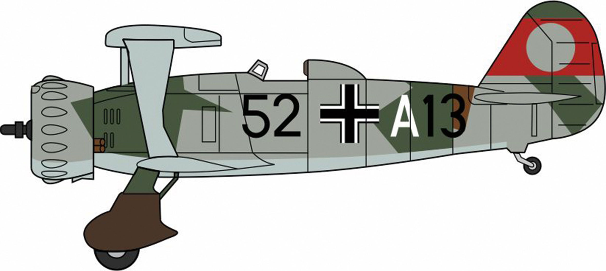 Herpa 81AC125S Henschel 123, StG165 Immelmann