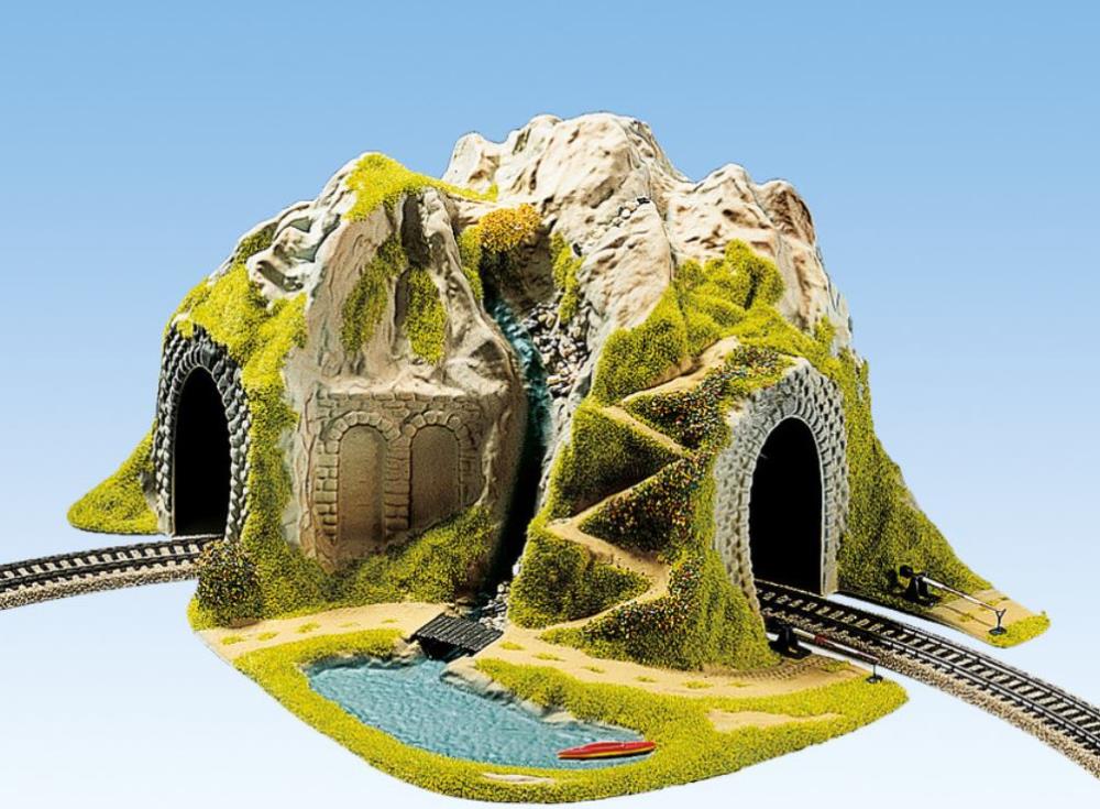 Noch 05170 Ecktunnel 1 gleisig