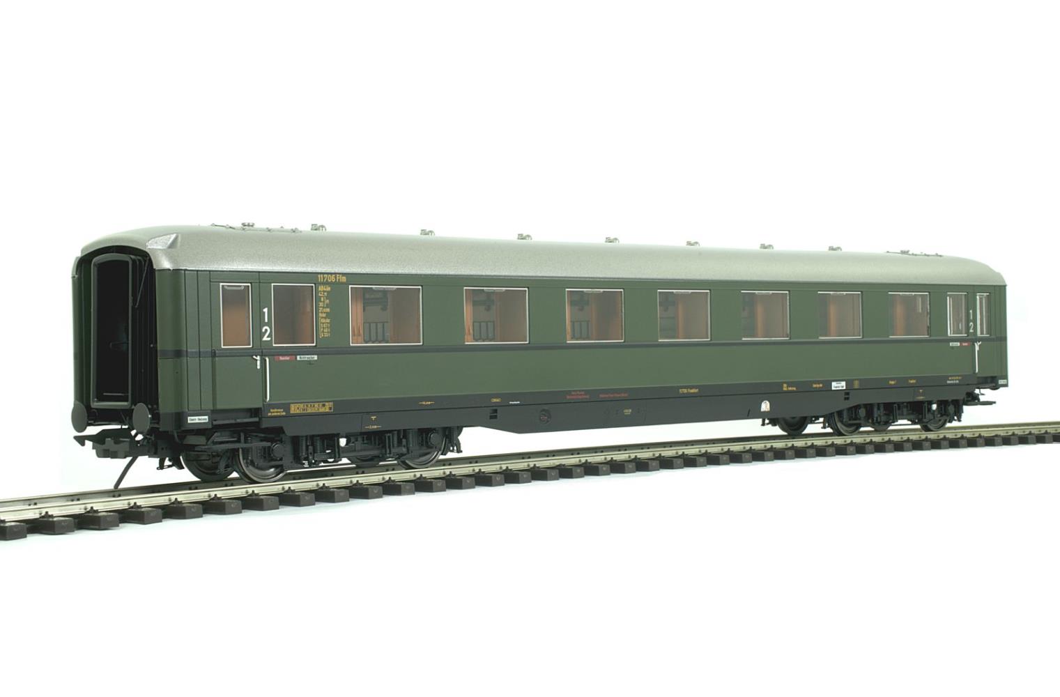 Lenz 41260-01 Schürzenwagen AB4ü-38 1./2.Klasse DB 1:45 Spur 0